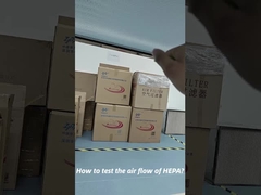 Panel HEPA-luchtfilter OEM met actieve koolstofmedium klasse H13