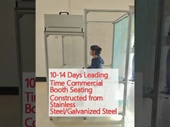 10-14 dagen Leading Time Commerciële stand zitplaatsen gemaakt van roestvrij staal / gegalvaniseerd staal