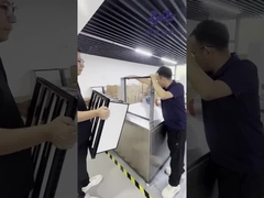 Gegalvaniseerd staal frame V Bank HEPA Filter, 0.3um HEPA gevlegde luchtfilter H13 Hoog stofcapaciteit