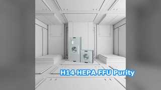 H14 HEPA FFU schone luchtoplossing