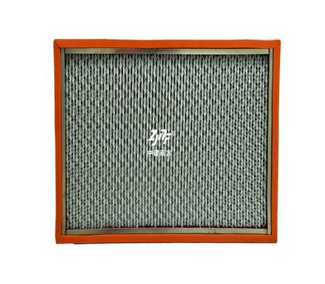 Industrie Fabriek Halve Leider H14 H13 250°C Glasvezel HEPA Filter, Hoogtemperatuur Resistent HEPA Air Filter Panel