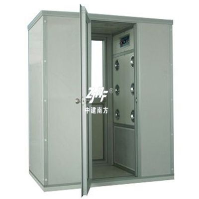 Custom Cleanroom Air Douche met Flexibel Ontwerp Deur Interne en Algemene Afmeting Op maat