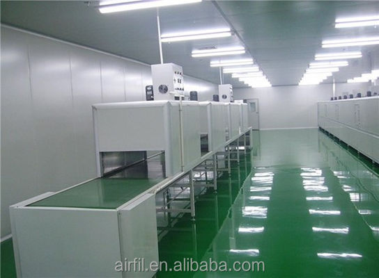 quality Modulaire schoonruimte Standards Plafond FFU Schoonruimte Met Sandwich Panel factory
