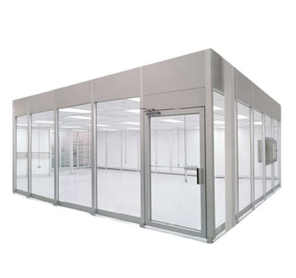 ISO 5 Modulaire schoonkamer met H14/H13 Hepa-filter en positief/negatief drukregelsysteem