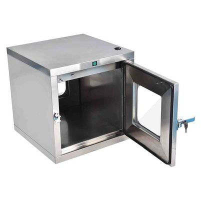Gepersonaliseerde industrie Lucht douche Transfer Venster Schoonkamer Pass Box Elektronisch Mechanisch Interlock Roestvrij staal