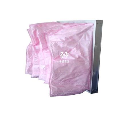 Fabrieksfilter met wasbare zakluwfilter Geel Blauw Roze F7 F8 F9 Voor industrieel gebruik