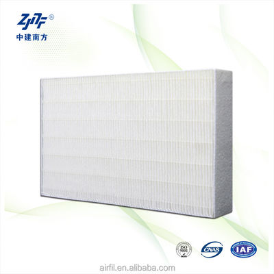 HVAC-systeem HEPA Vervangingsmateriaal Glasvezel Luchtreiniger Filterelement Maximale luchtvochtigheid ≤100%HR Voor gevlegde filters