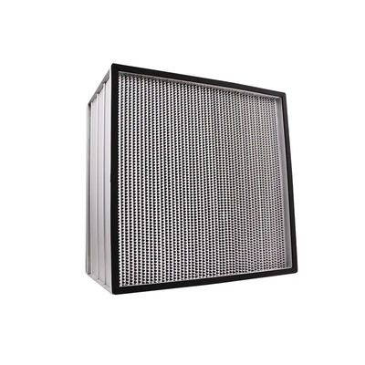 Deep Pleated Clean Room HEPA filter met superfijne glasvezel aluminium folie
