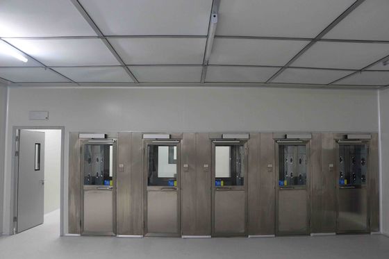 Prefabricated Modular Clean Room Klasse 100 1000 ISO 5 8 Soft PVC Curtain Wall Booth