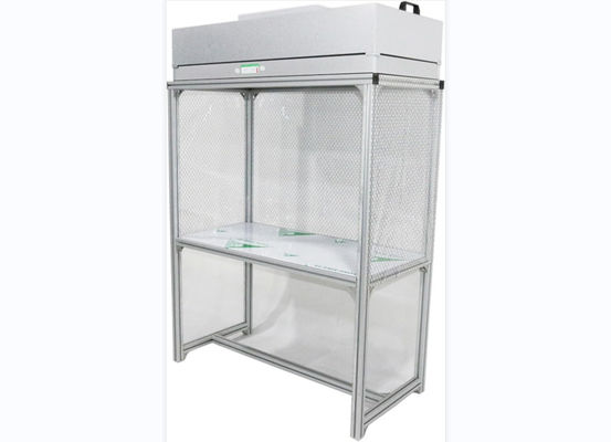 Roestvrij staal/aluminium werkoppervlak Laminar Flow Hood Lab 1000-1200m3/h Fluorescerend licht