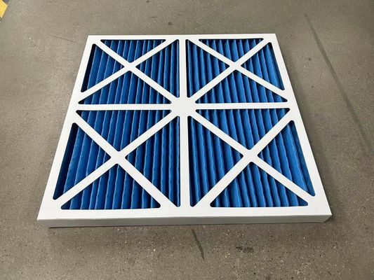 Voorfilter van niet-geweven stof met gegalvaniseerd stalen frame voor productie-installaties