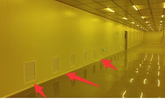 Modulaire schoonruimte van roestvrij staal