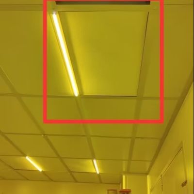 Modulaire schoonruimte van roestvrij staal voor farmaceutische en biotechnologische doeleinden met Ultra Low Penetration Air ULPA-filters