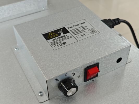 Efficiëntie 99,99% H14 FFU Fan Filter Unit SUS304 Roestvrij staal Aluminium Zink bedekte plaat