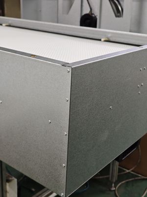 110V/120V 50HZ/60HZ FFU Fan Filter Unit Efficiëntie 99,99% H14 roestvrij staal/aluminium frame voor uw behoeften