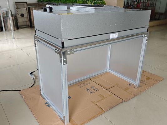 1200*600*740MM Tafelgrootte Laminar Flow Hood met 99,99% filterdoeltreffendheid en acryl/aluminium materiaal