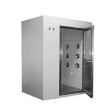 Drie kanten blazen Cleanroom Air Douche met 12pcs SUS sproeiers en 16 sproeiers