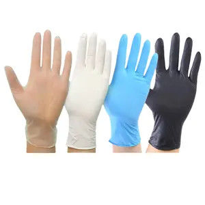 Biofarmaceutische stoffen Schoonkamer wegwerphandschoenen Klasse 100 / Klasse 1000 / Klasse 10000 Nitrilhandschoenen