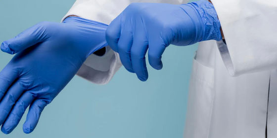 Cleanroom accessoires Nitrilhandschoenen voor gezondheidszorgonderzoek Vertrouwd door zorgverleners en onderzoekers