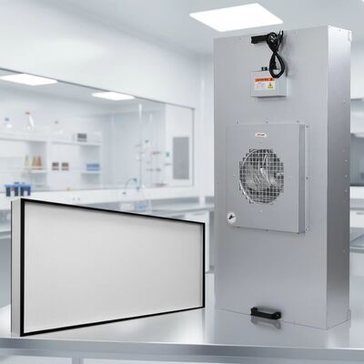 H14 HEPA Ventilatorfilterunit met 99,99% Efficiëntie SUS304 Roestvrij Staal en Drie-Snelhedenregeling voor Cleanrooms