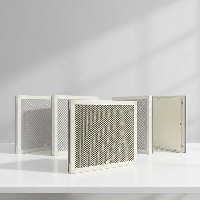 Professionele 99,99% Filtratie-efficiëntie HEPA-filter met glasvezelmedia en polyurethaandichtingsmiddel voor industriële luchtreinigers