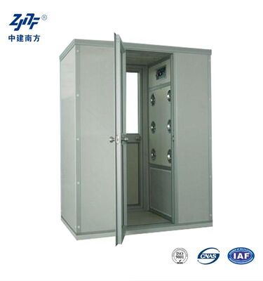 quality Professionele SUS304 roestvrijstalen luchtdouche met 99,99% HEPA-filterefficiëntie en 22-25 M/s luchtsnelheid voor toegang tot cleanrooms factory