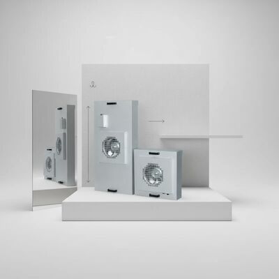 H14 HEPA Ventilatorfilterunit met SUS304 Roestvrijstalen Frame en Drie-Snelhedenregeling voor Cleanrooms