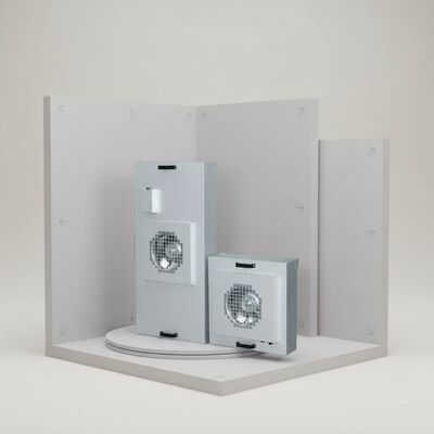 quality H14 HEPA Ventilatorfilterunit met SUS304 Roestvrijstalen Frame en Drie-Snelhedenregeling voor Cleanrooms factory