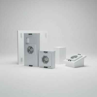 quality H14 HEPA Ventilatorfilterunit met SUS304 Roestvrijstalen Frame en Drie-Snelhedenregeling voor Cleanrooms factory